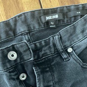 Roberto Cavalli Men Jeans Black